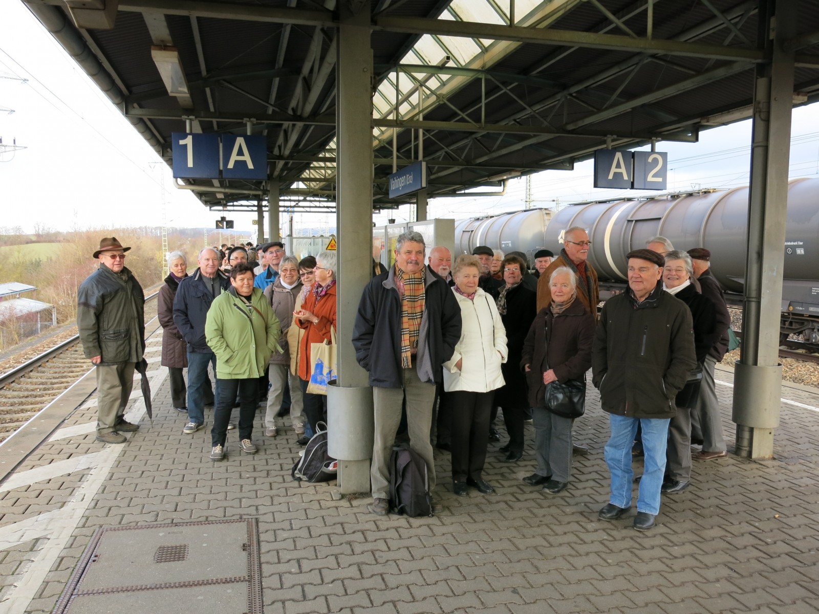 2014_02_12 Stuttgart, Am Bahnhof Vaihingen/Enz