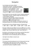 Hinweise zur Navigation