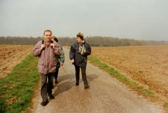 2001_03_28 Strombergwanderung, Auf Schusters Rappen