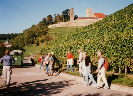 2001_10_10 Brackenheim, Wandern zur Burg Neipperg