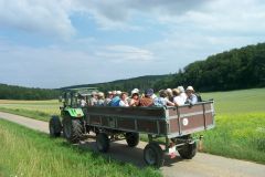 2006_07_08 Iptingen, Mit Adolf Flattich unterwegs