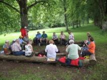 2007_06_13 Rothfelden, Wanderung im Schwarzwald, Vesperpause