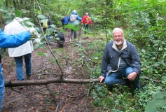 2019_10_09 Ottilienberg, Herbst-Wanderung, Hindernis